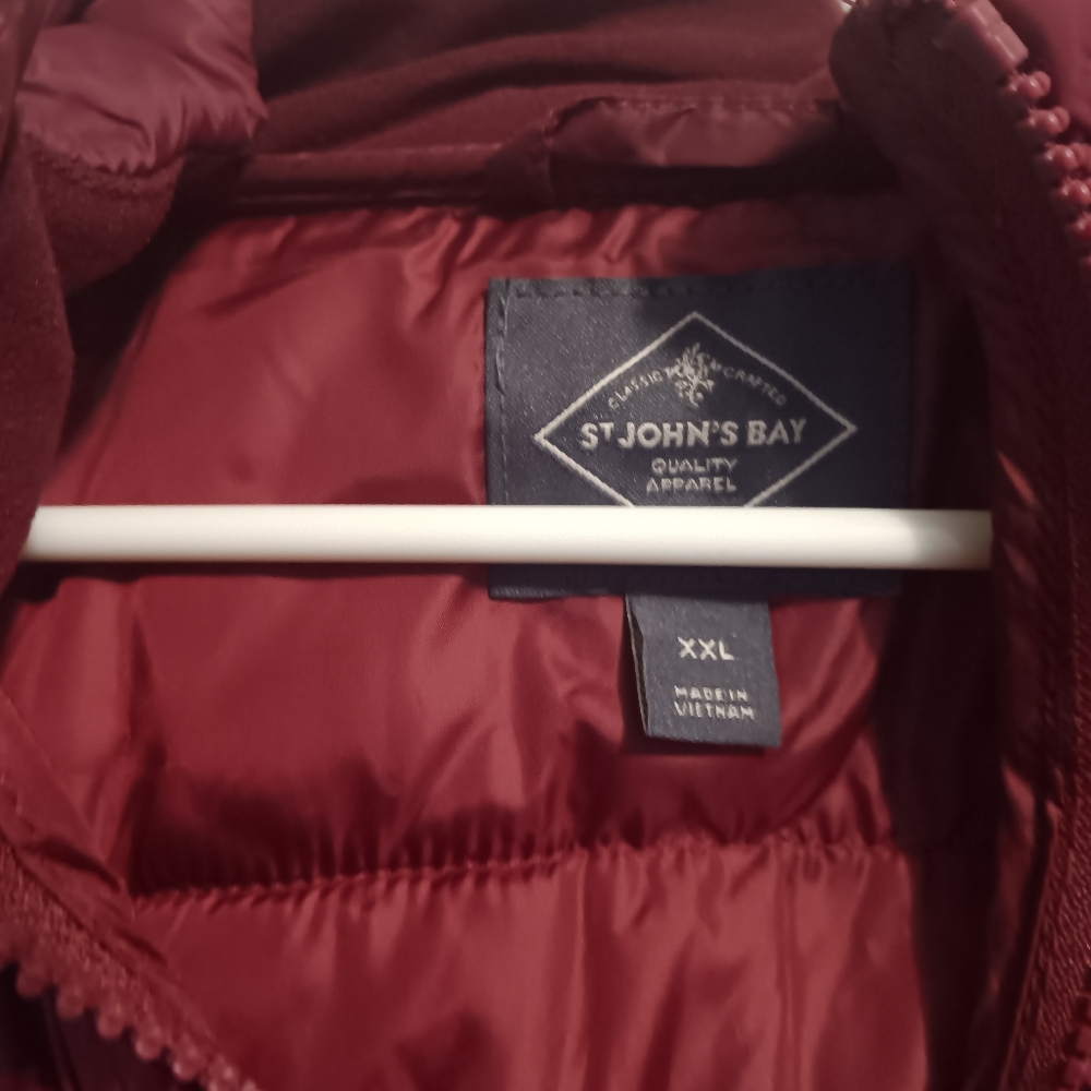 St. John's Bay Burgundy Jacket XXL
